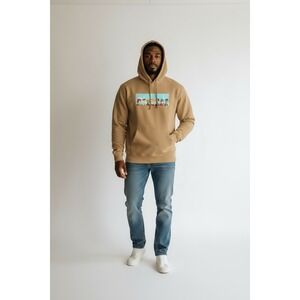 Diamond Supply Co. Men's Tan Graphic Hoodie Monkey Art Print, Size M, NWOT